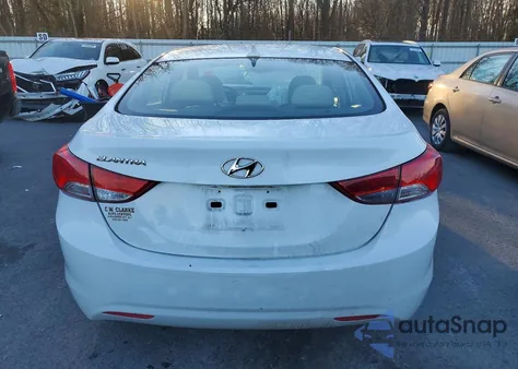 2013 Hyundai Elantra Gls from USA, damaged, VIN 5NPDH4AE6DH333212